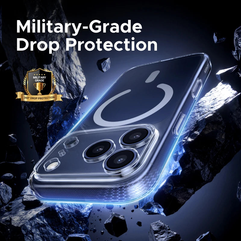 OmniClear: Crystal Magnetic Case for iPhone